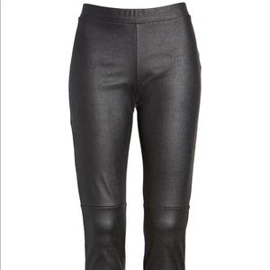 TROUVÉ FAUX LEATHER LEGGINGS